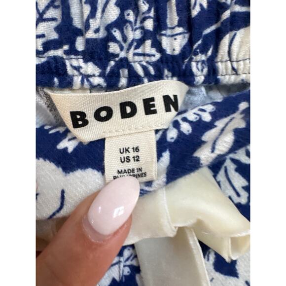 Boden Blue Woodland Squirrel Brushed Cotton Pyjama Trouser Lounge PJ Pants 12 - Picture 3 of 7